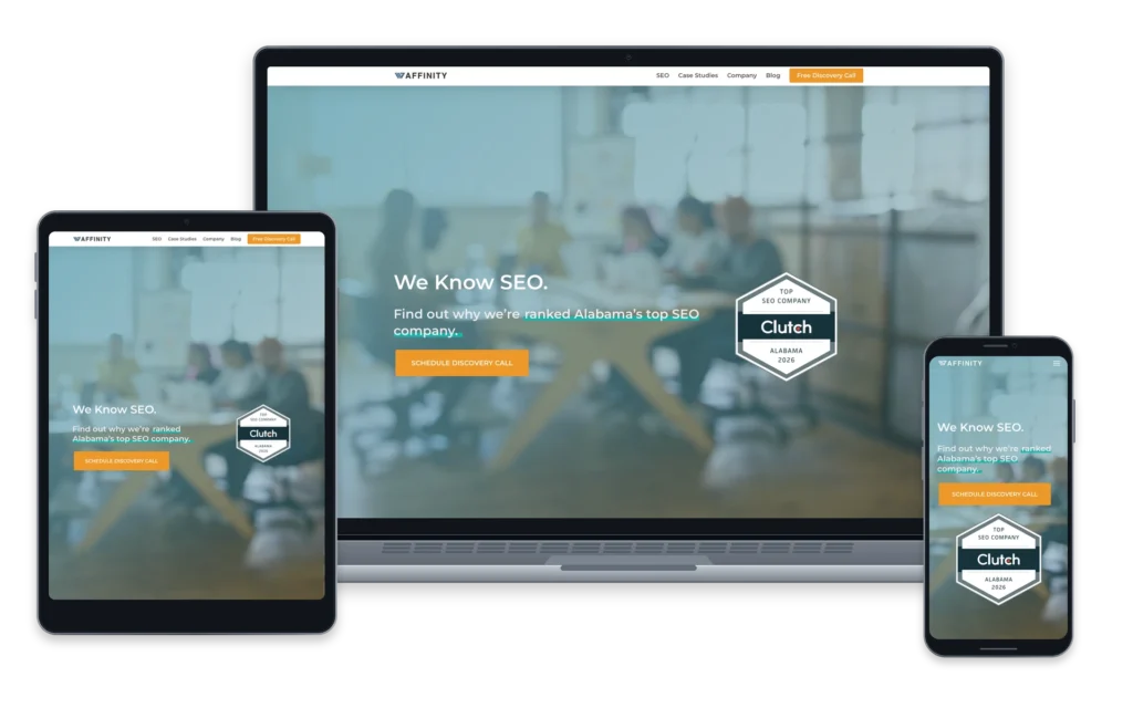 W3 Affinity website device overview